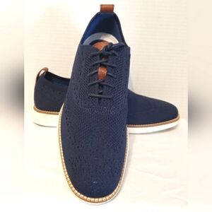 Cole Haan OriginalGrand  Blue Knit Oxfords Men’s Size 7M Business Casual
